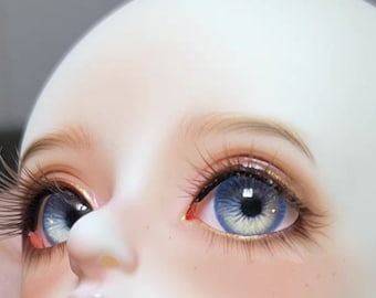 Realistic Doll Eyes Resin Eyes,Safety Eyes BJD Eyes 12mm 14mm 16mm 18mm Toy Eyes Small Iris/Normal Iris