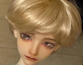 Peluca de muñeca BJD 1/3 1/4 1/6, cabello corto para muñecas, accesorios para muñecas, pelucas de cabello suave para muñecas BJD Boy, regalos