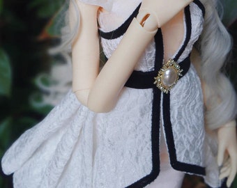 Fashion Doll Clothes,White Doll Dress,1/3 1/4 1/6 Bjd Doll Clothes for BJD Doll
