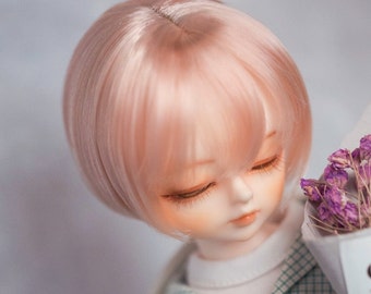 BJDドール用ウィッグ、ダブルブレイド、1/4 1/3 MSD Minifee Yosd SD