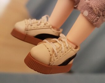 Mini Doll Shoes for Ob24 OB11 Doll Accessories,Fashion Sneakers Shoes for Dolls Toy Boots