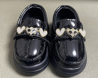 1/4 BJD Schuhe, 1/6 Bjd Schuhe, Miniatur Lederschuhe Bjd Stiefel für Puppen, Dicke Sohle Puppenschuhe Mini Stiefel Schwarz / Weiß / Braun