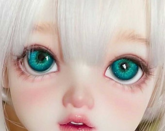 リアルな樹脂製ドールアイ、小さな虹彩のBJDアイ（12 mm-18 mm