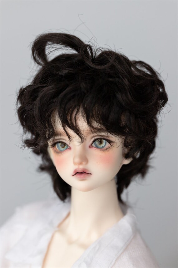 Doll Wigs,black Wigs, Doll Hair,1/3 Bjd Wig for Doll Accessories -   Israel