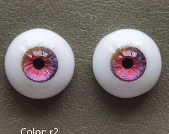 Olhos de boneca de segurança 1/3 1/4 1/6 1/8 Olhos BJD Olhos de brinquedo para acessórios de bonecas, olhos de resina realistas/olhos de brinquedo/olhos de brinquedo 10 mm 12 mm 14 mm 16 mm 18 mm