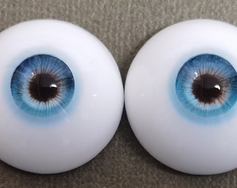ブルーレジン製BJDドールアイ、リアルな小さめの虹彩（10～20mm