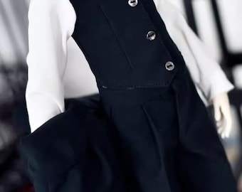 1/4 BJD Boy Doll Clothes, Classic Black Suit Outfit