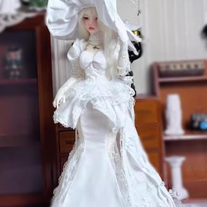 Gothic Witch Style Doll Clothes Set for 1/3 BJD SD16 Girl Doll