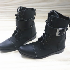 1/3 BJD Shoes Fashion Doll Shoes for Bjd Boy Doll Accessories,Leather Doll Boot BJD Boots(Inner Size 8*3cm)