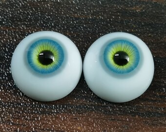 Green Doll Eyes Safety Eyes Realistic Eyes for Bjd Accessories,10mm 14mm 16mm 18mm 12mm Bjd Eyes Small Iris,Resin Eyes Toy Eyes