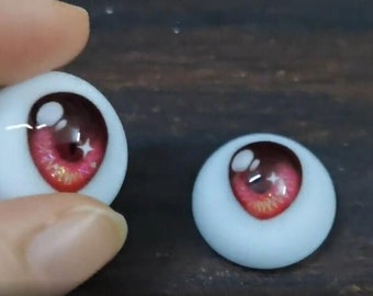 Safety Doll Eyes Resin Eyes Cute Cartoon Animetic Eye for Bjd Doll Accessories,1/3 1/4 BJD Eyes Toy Eyes 15mm 20mm 22mm,Many Colors