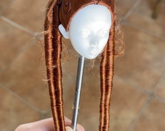 PPV Doll Wig,1/4 Bjd Doll Wig for Doll,Long Hair Wig Braided Wig for Dolls
