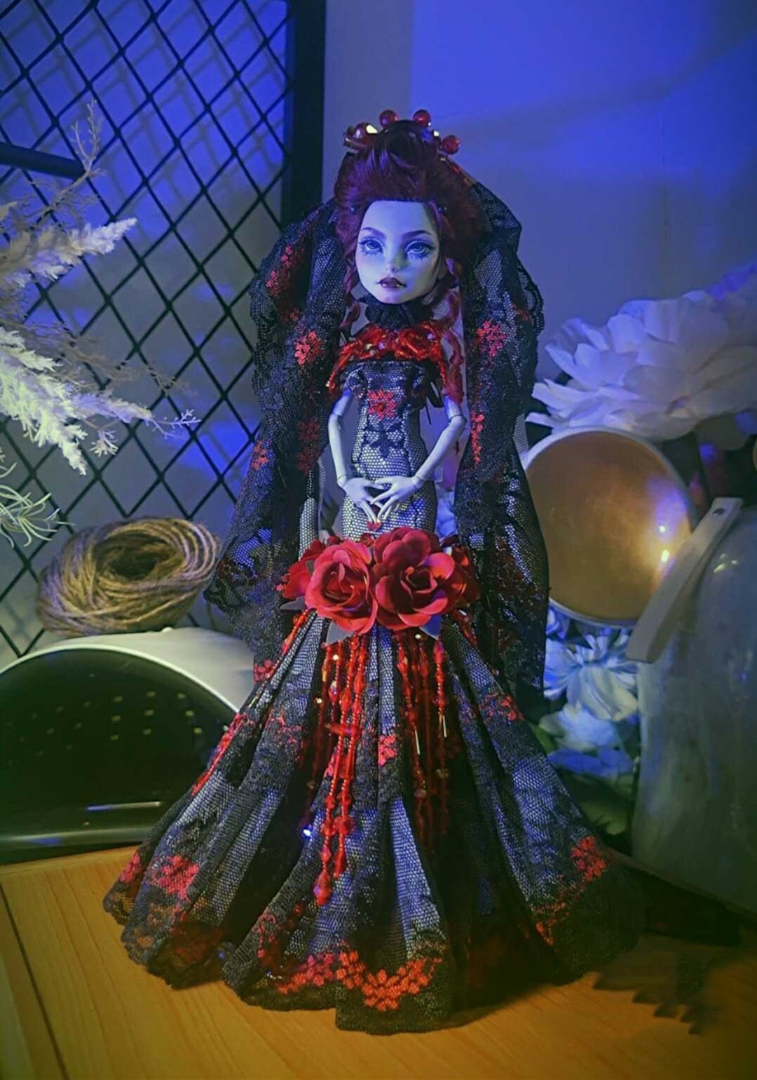 Halloween Ghost Bride Wedding Doll Dress1/6 Bjd Doll Clothes Etsy