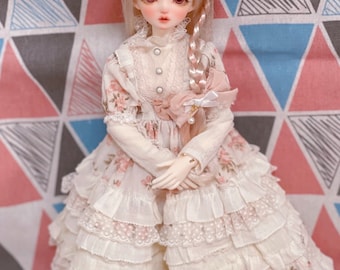 Doll Clothes Floral Doll Dress 1/3 1/4 1/6 Bjd Doll Clothes Bjd Outfits for BJD Doll