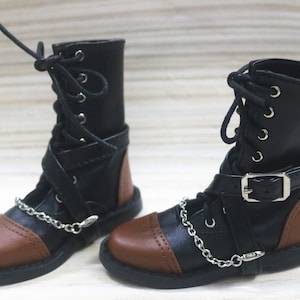 1/3 BJD Shoes Fashion Doll Shoes for Boy Doll Accesories,Leather Doll Boots Bjd Boots(Inner Size 8*3cm)