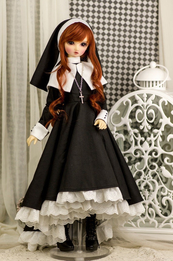 Cosplay Doll Clothes Nun Doll Clothing 1/3 1/4 1/6 BJD Clothes for  Yosd/msd/mdd/sd10 Girl/smart Doll Accessories,doll Outfits -  Ireland
