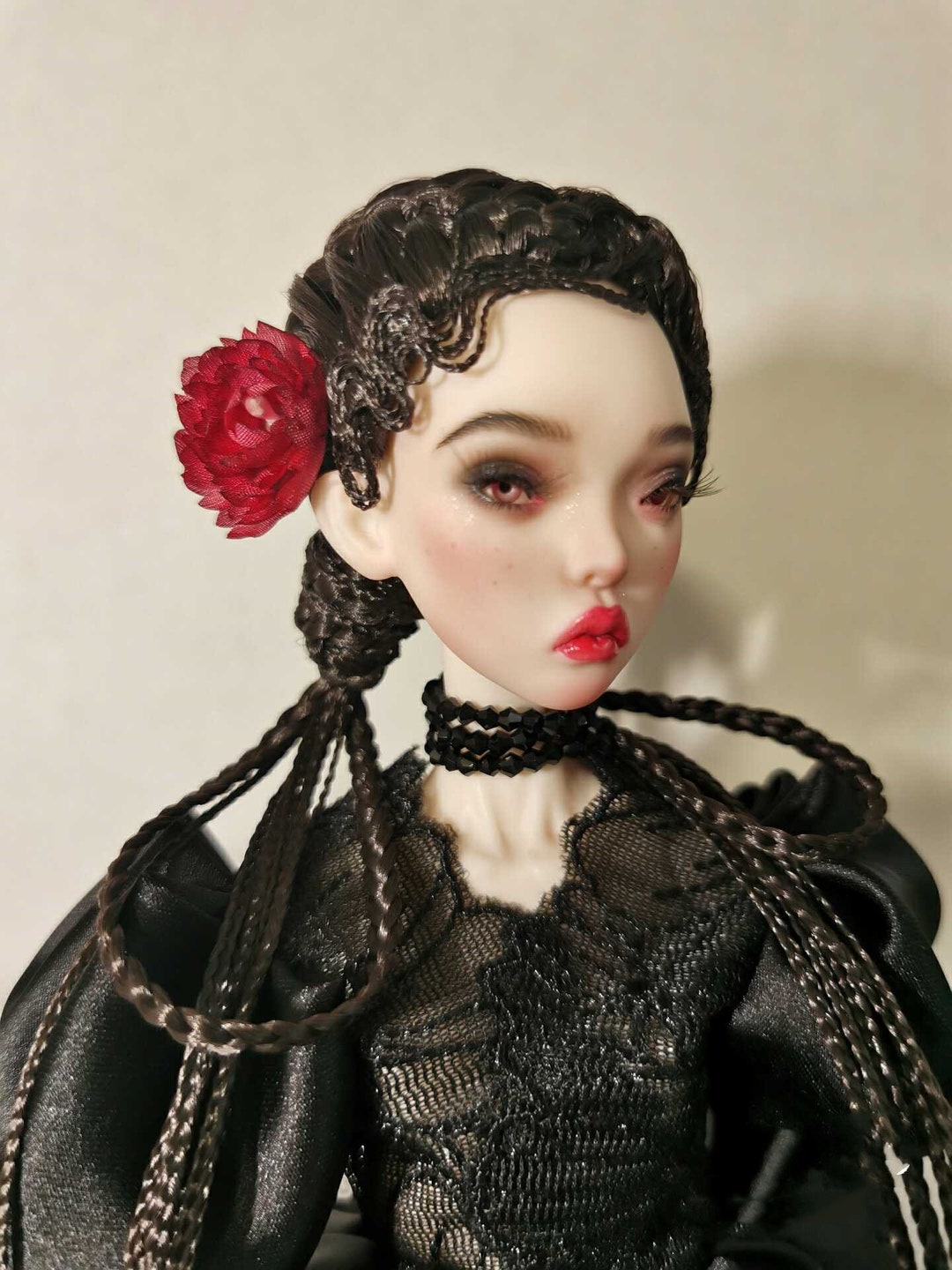 Popovy Sister Wig,bjd Doll Wigs,echo Town Wig,black Doll Wig,braided