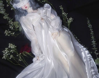 Aangepast poppennachthemd, BJD-kleding, schaal 1/6 1/4 1/3