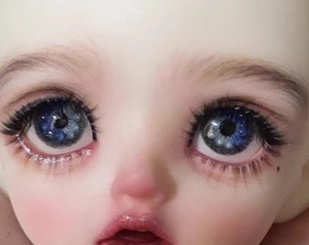 Olhos de boneca realistas Olhos de segurança "Polar Night" Olhos de resina 1/3 1/4 1/6 Olhos BJD para acessórios de boneca, olhos de brinquedo 12 mm 14 mm 16 mm 18 mm