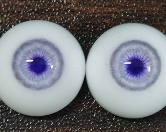 Purple Doll Eyes Safety Eyes Resin Eyes 1/3 1/4 1/6 BJD Eyes,Realistic Toy Eyes 12mm 14mm 16mm 18mm