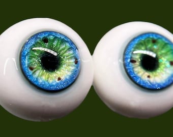 Realistische harspopogen 1/3 1/4 1/6 Bjd-ogen Ambachtelijke ogen 10 mm 12 mm 14 mm 16 mm 18 mm veiligheidsogen voor bjd-popaccessoires