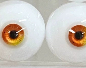 Ojos realistas para muñecas, ojos marrones, ojos de seguridad para accesorios Bjd OB11 1/6 1/4 1/3, 10 mm, 14 mm, 16 mm, 18 mm, 12 mm, ojos Bjd, iris pequeño