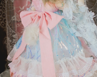 Kawaii Cartoon Doll Dress 1/3 1/4 1/6 BJD Clothes for BJD Doll,Doll Clothes BJD Outfit