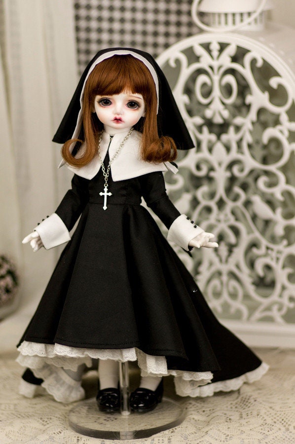 Cosplay Doll Clothes Nun Doll Clothing 1/3 1/4 1/6 BJD Clothes for  Yosd/msd/mdd/sd10 Girl/smart Doll Accessories,doll Outfits -  Israel