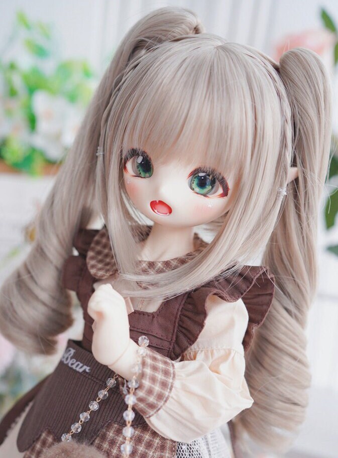 ドールウィッグ コスプレウィッグ カーリーウィッグ 1/3 1/4 1/6 BJD