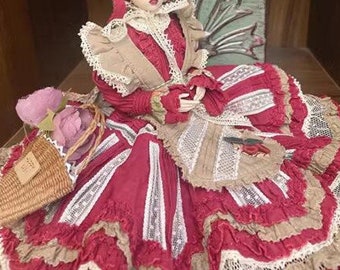 Fashion Bjd Doll Clothes Lolita Dress 1/3 1/4 1/6 Bjd Clothes for BJD Girl Doll,Lovely Bjd Outfit Doll Clothing