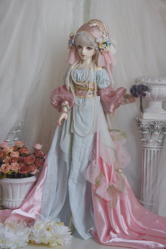 Beautiful Doll Dress 1/4 1/3 BJD Doll Clothes for Msd/mdd/minifee