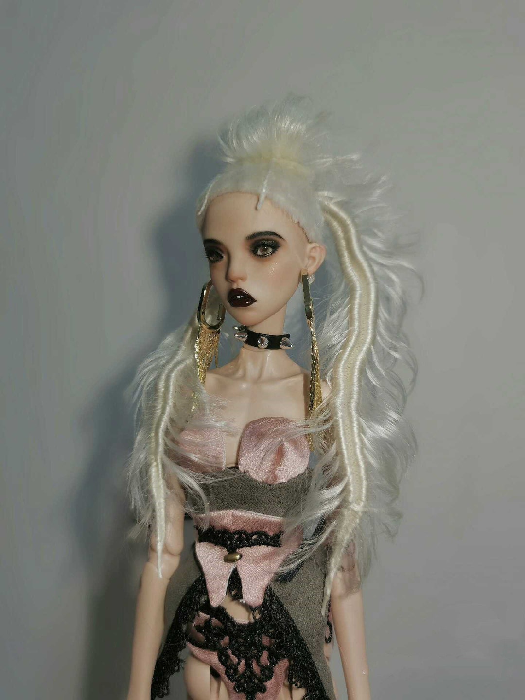 Popovy Sisters Wig,mohair Doll Wig,bjd Doll Wigs,echo Town Wig,metis