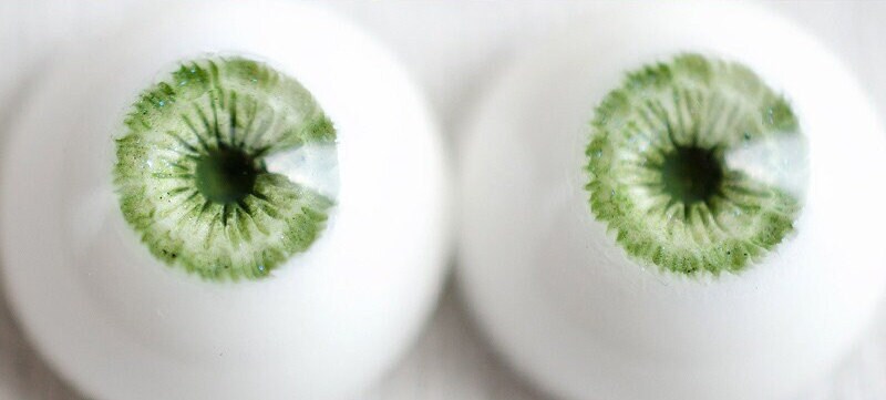 Green Doll Eyes Safety Eyes Resin Eyes 1/3 1/4 1/6 BJD Eyes,Realistic Toy Eyes 12mm 14mm 16mm 18mm