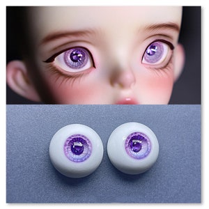 IMGUMI PX-09 Eyeballs for Crafts 16mm,Pure Handmade Design Glass Fake Eyes,  Eyeball 1 Pair,Suitable for Dolls, Masks, Crafts