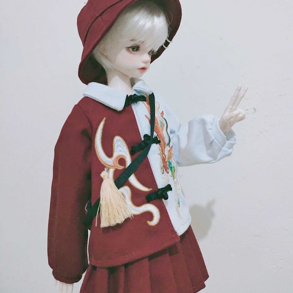Ropa de moda para muñecas, ropa Bjd 1/4 1/6, trajes para muñecas, adecuados para la mayoría de muñecas de 25 a 45 cm
