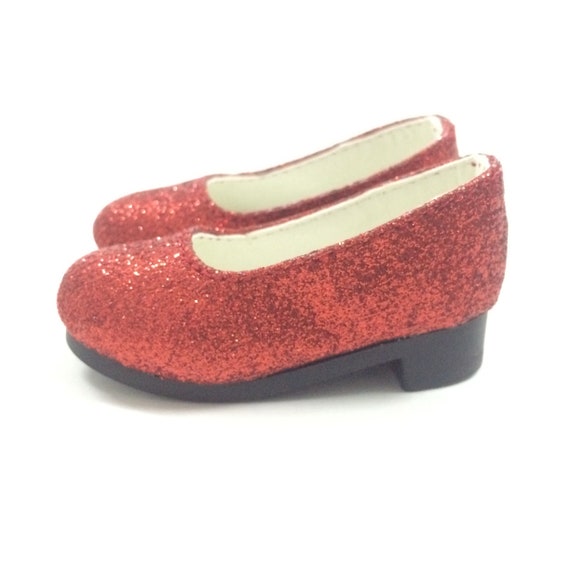 red doll shoes