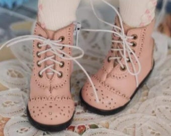 Miniature Leather Doll Shoes 1/4 Bjd Shoes,1/6 Bjd Shoes,Fashion BJD Shoes Doll Boots for Dolls
