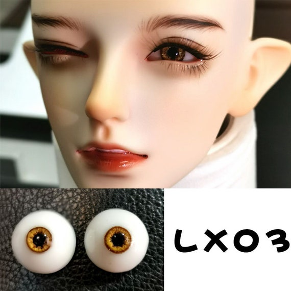 Realistic Doll Eyes Resin Eyes,safety Eyes BJD Eyes 12mm 14mm 16mm 18mm Toy  Eyes Small Iris/normal Iris 