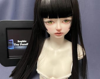 1/3 1/4 1/6 Bjd Pruik, Mode Bjd Pop Pruik Lange Rechte Pruik voor Meisje Pop Accessoires, Draad Pruik Hoge Temperatuur