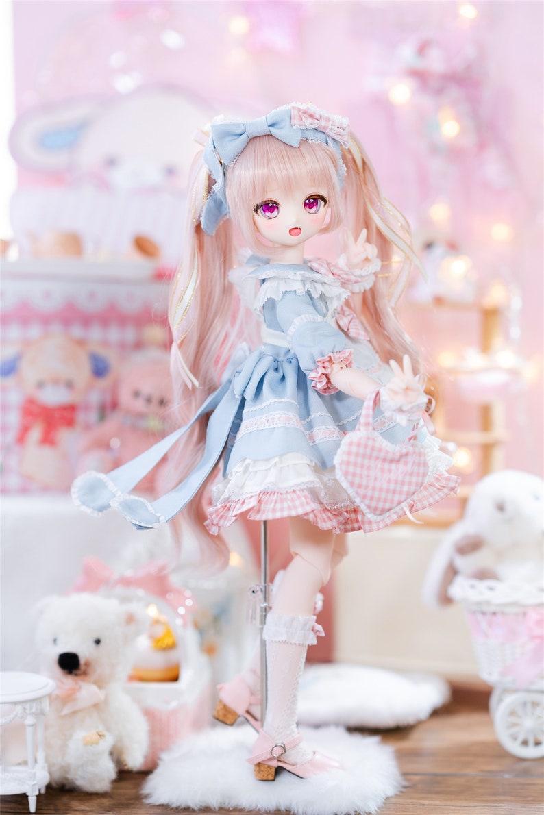 Kawaii Doll Clothes 1/4 1/6 Bjd Clothes for Etsy