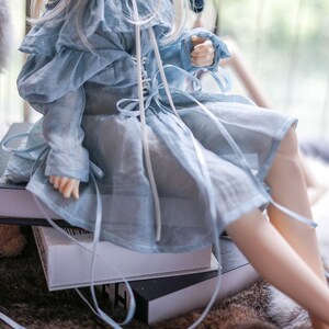 2X Modische Puppen Kleidung für  Kleid Hosen mit Magic Pasting HMDE 