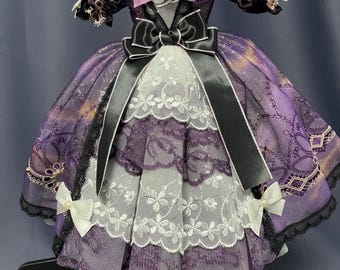 BJD Doll Lolita Dress, Star Style Outfit, 1/4 1/3 Scale