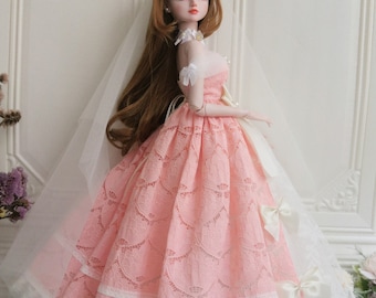 1/3 1/4 BJD-poppenkleertjes, outfit lolitapop voor meisje MSD SD: