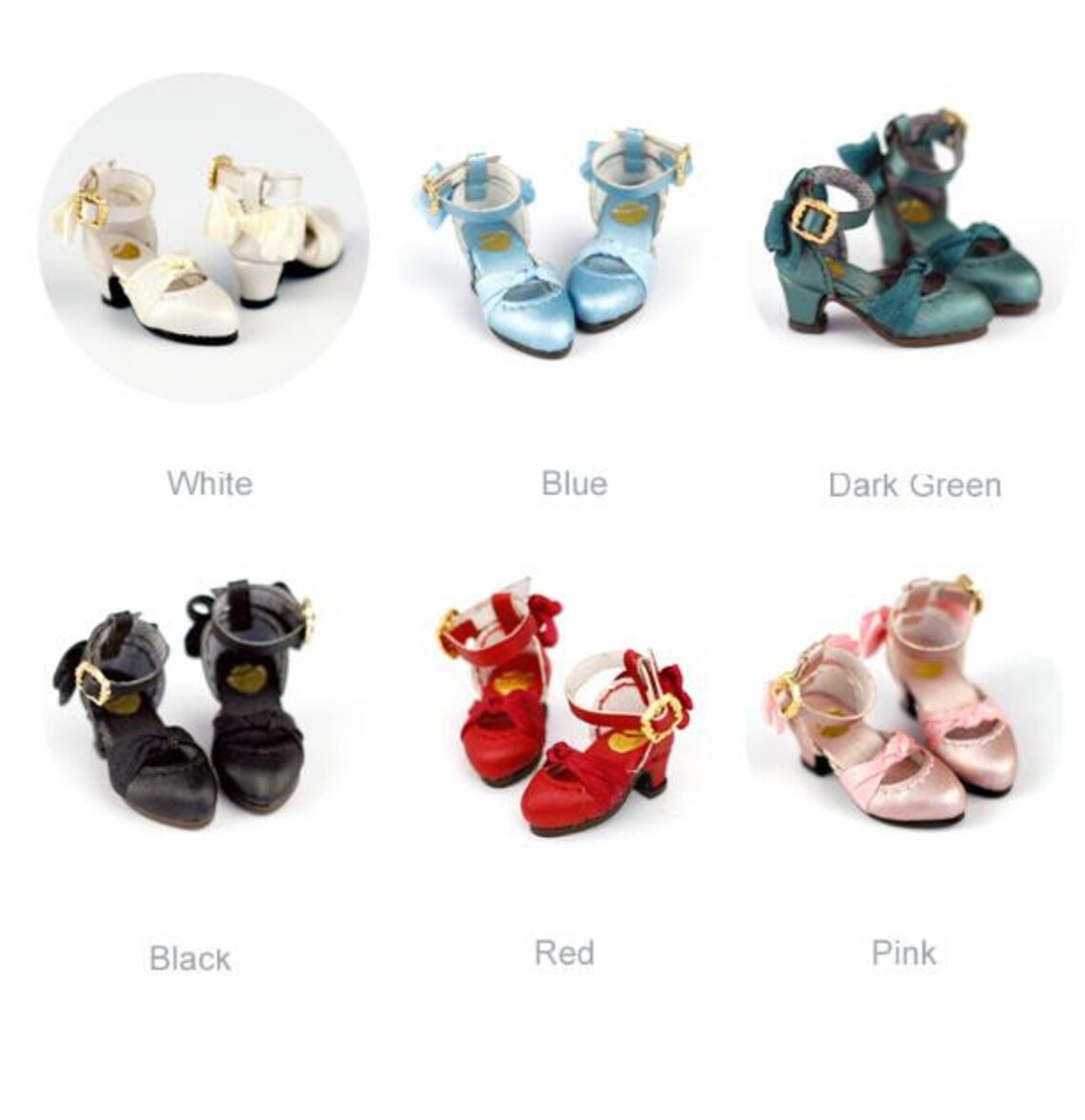 High Heel Doll Shoes for Middle Blythe OB11 Mico DollsFashion Etsy