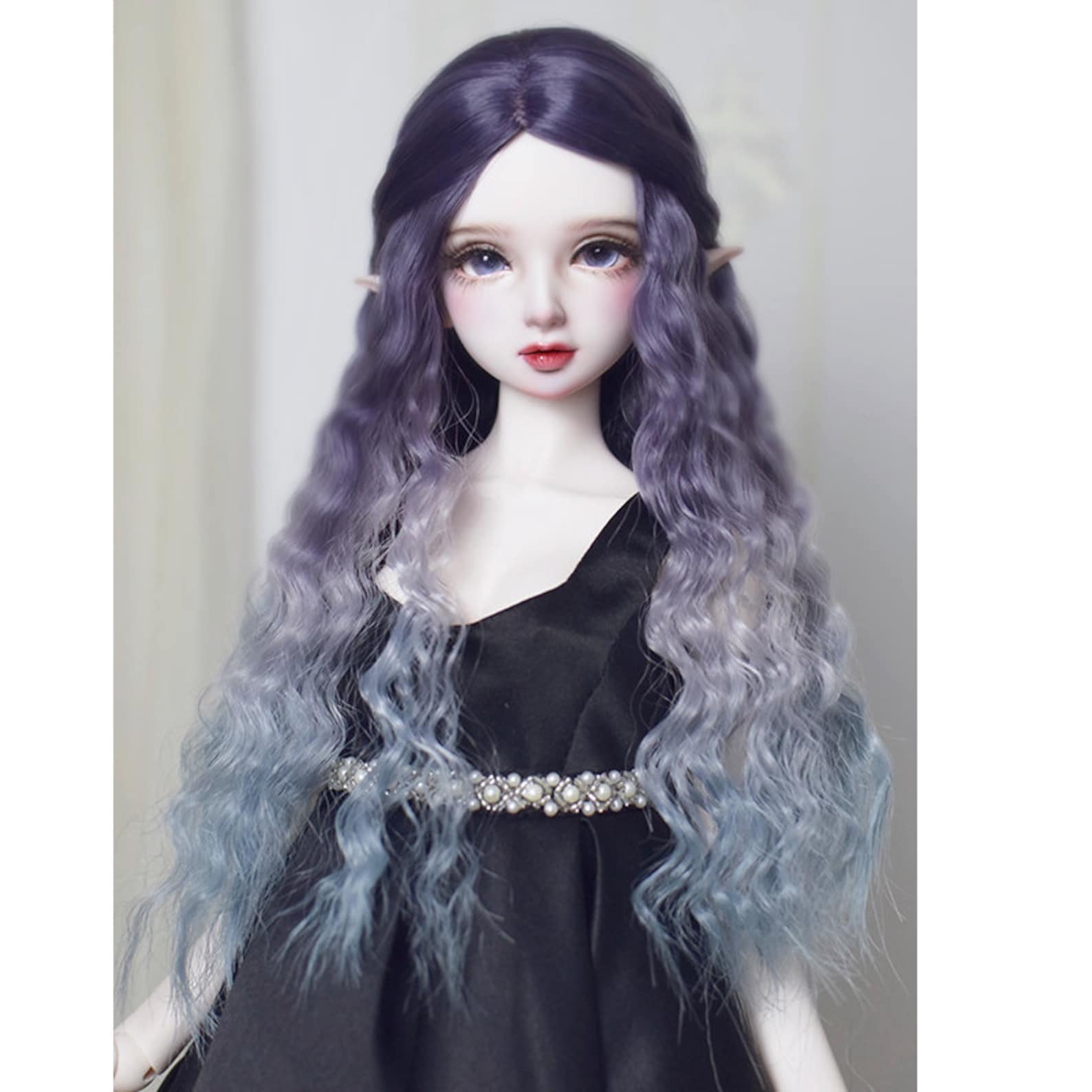 Parrucca Bionda Rapunzel Per Bambine - Trecce Lunghe 85 Cm Con Fiori, Costume Principessa E Cosplay - Foto 3