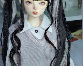 1/3 1/4 1/6 BJD Doll Wig Soft Long Wig Doll Hair for BJD Dolls Accessories