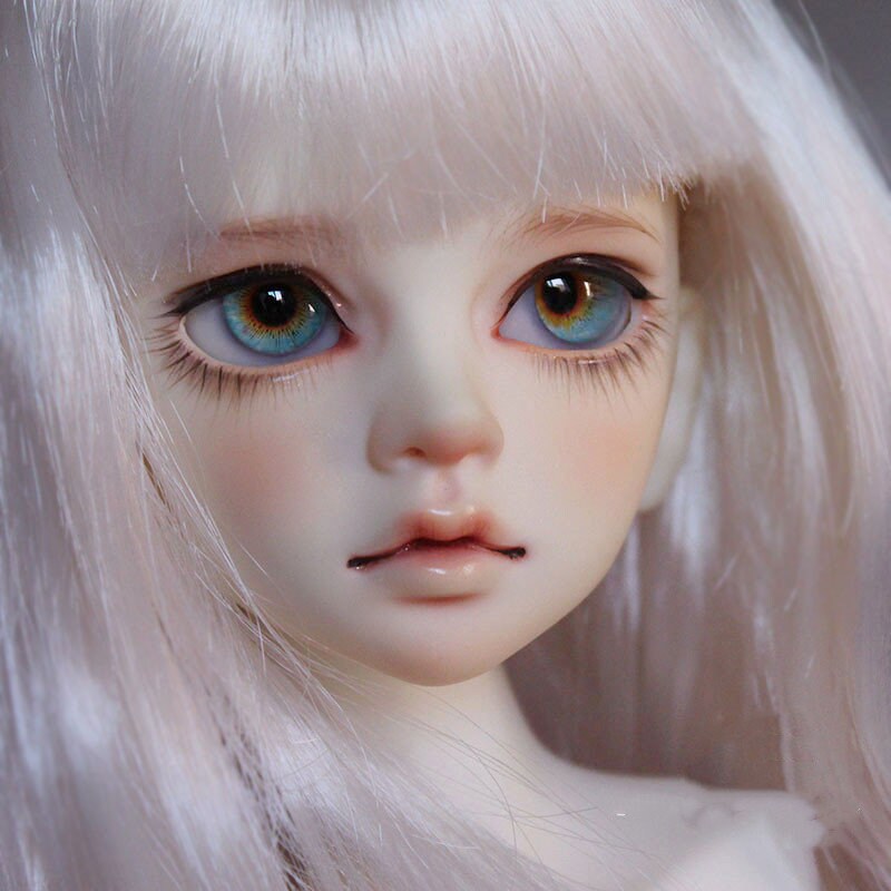 GRAY OVAL shape form pair doll eyes for bjd, FID 6-16mm – dollines
