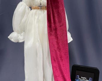 Doll Dress 1/4 1/3 BJD Clothes for Bjd Girl Doll Accessories,Fashion Silk Sleeping Skirt Bjd Outift