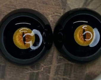 Ojos de seguridad negros, ojos realistas de 10 mm, 14 mm, 16 mm, 18 mm y 12 mm, ojos para muñecas Bjd, accesorios para muñecas, ojos de resina para juguetes Bjd