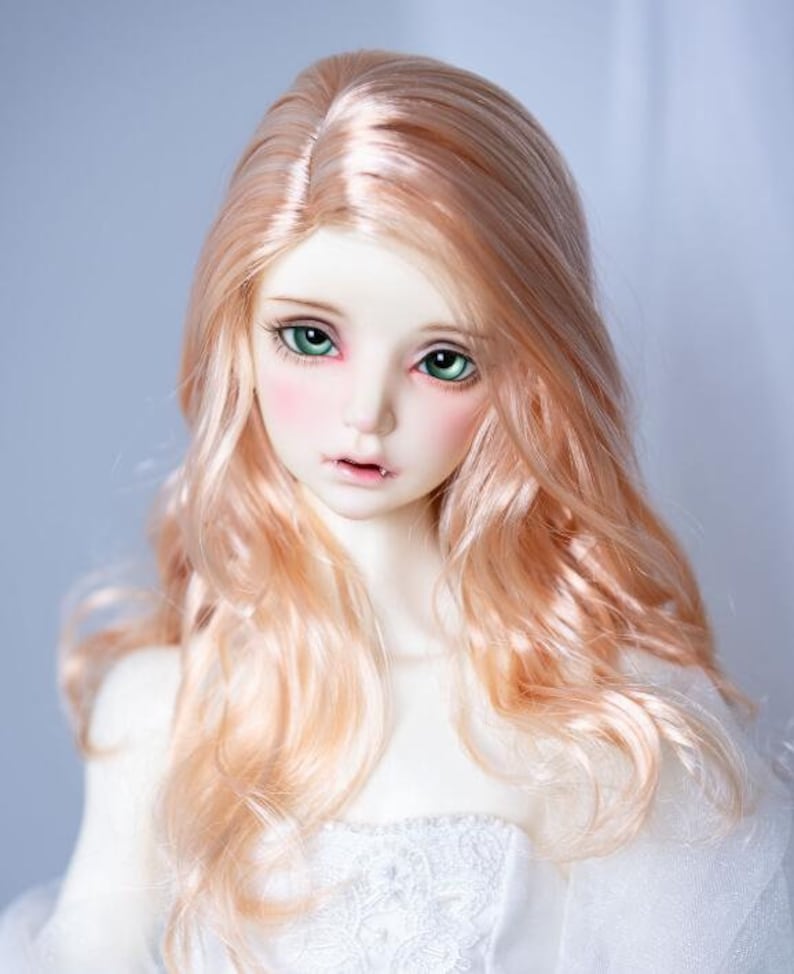 1/6 1/3 1/4 BJD MSD Wig for Dolls,Fashion Long Doll Wig Curly Doll Hair for Doll Accessories 